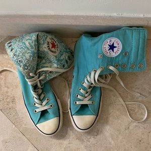 Converse All Star XHi Bby Blue/ Floral US W 7.5